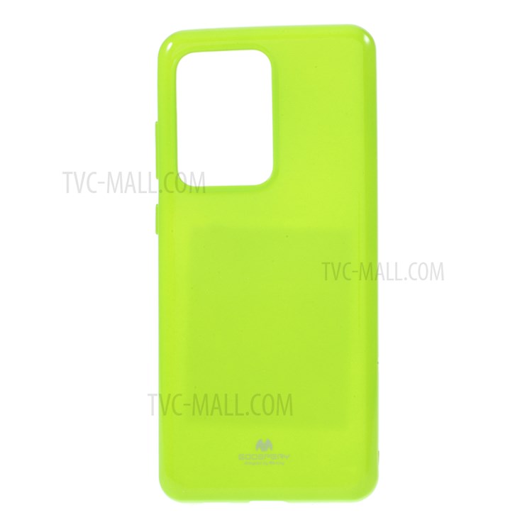 MERCURY GOOSPERY Flash Powder TPU Case Phone Shell for Samsung Galaxy S20 Ultra - Green-1