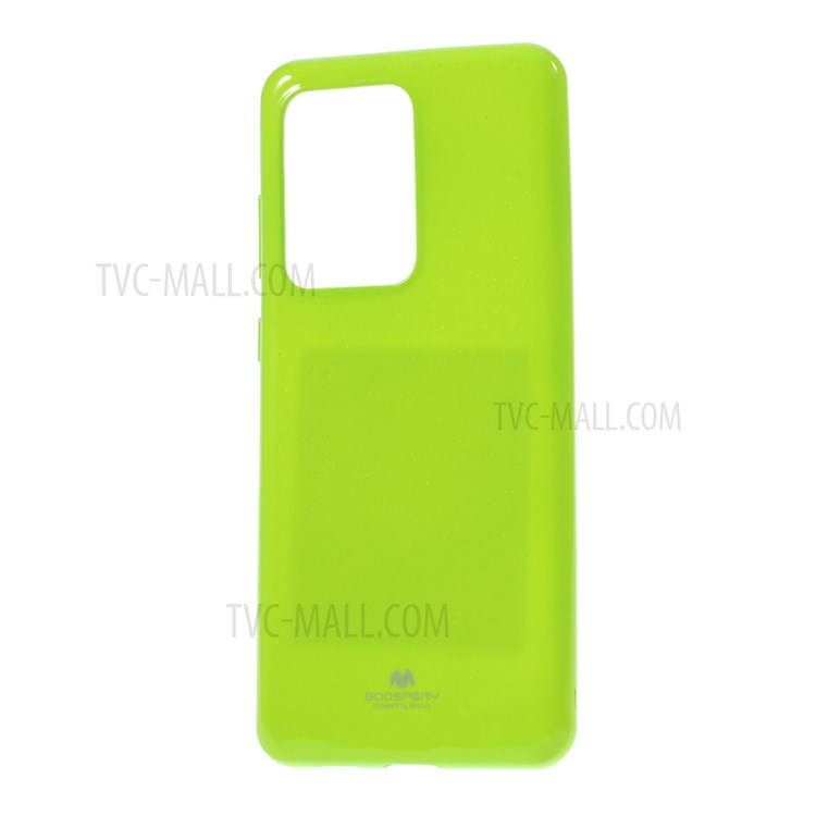 MERCURY GOOSPERY Flash Powder TPU Case Phone Shell for Samsung Galaxy S20 Ultra - Green-2