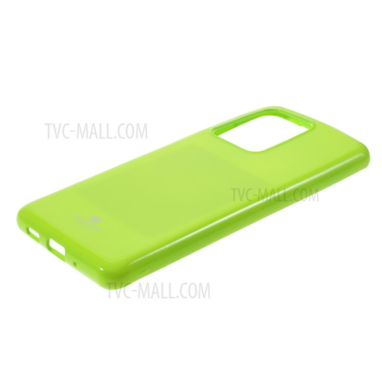 MERCURY GOOSPERY Flash Powder TPU Case Phone Shell for Samsung Galaxy S20 Ultra - Green-4