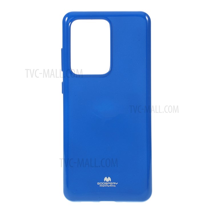 MERCURY GOOSPERY Flash Powder TPU Case Phone Shell for Samsung Galaxy S20 Ultra - Dark Blue-1