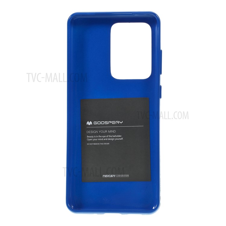 MERCURY GOOSPERY Flash Powder TPU Case Phone Shell for Samsung Galaxy S20 Ultra - Dark Blue-3