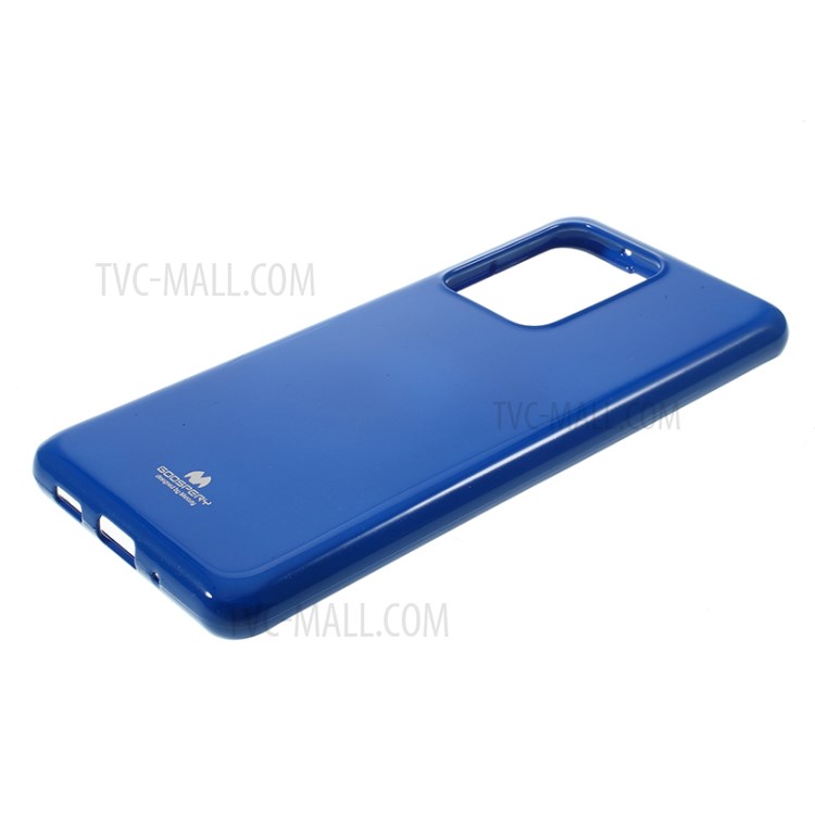 MERCURY GOOSPERY Flash Powder TPU Case Phone Shell for Samsung Galaxy S20 Ultra - Dark Blue-4