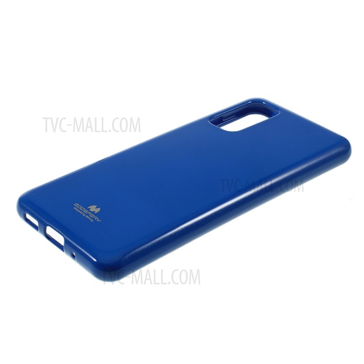 MERCURY GOOSPERY Flash Powder TPU Case Phone Shell for Samsung Galaxy S20 - Dark Blue-4