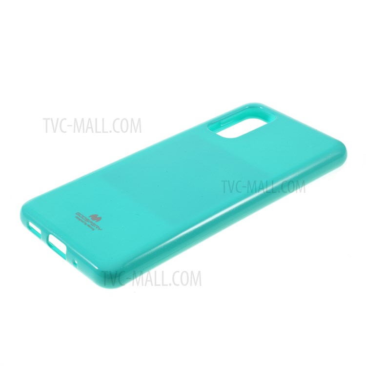 MERCURY GOOSPERY Flash Powder TPU Case Phone Shell for Samsung Galaxy S20 - Baby Blue-4