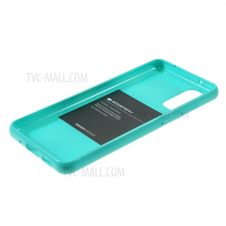 MERCURY GOOSPERY Flash Powder TPU Case Phone Shell for Samsung Galaxy S20 - Baby Blue-5