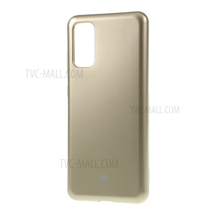 MERCURY GOOSPERY Flash Powder TPU Case Phone Shell for Samsung Galaxy S20 - Gold-2
