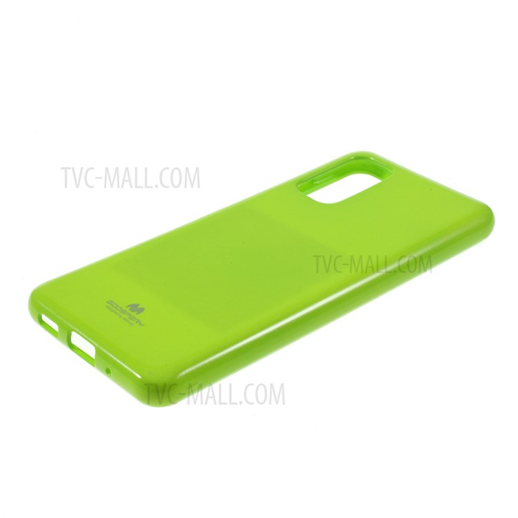 MERCURY GOOSPERY Flash Powder TPU Case Phone Shell for Samsung Galaxy S20 - Green-4
