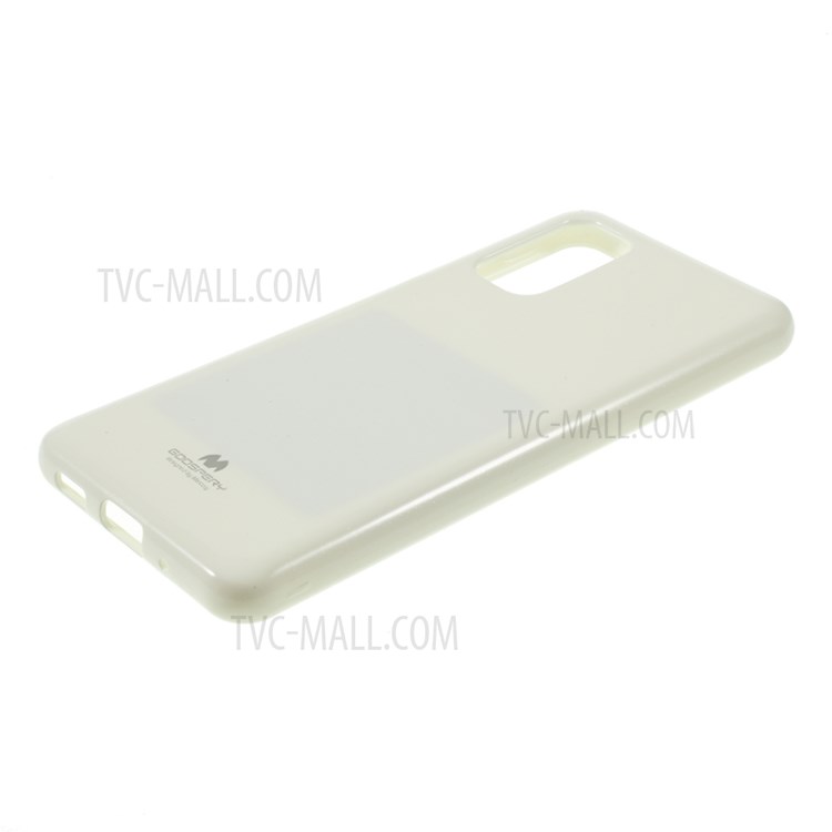 MERCURY GOOSPERY Flash Powder TPU Case Phone Shell for Samsung Galaxy S20 - White-4