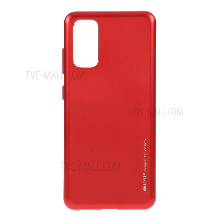 MERCURY GOOSPERY i JELLY TPU Soft Casing Shell for Samsung Galaxy S20 - Red-1