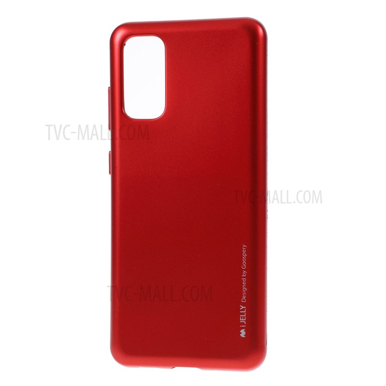 MERCURY GOOSPERY i JELLY TPU Soft Casing Shell for Samsung Galaxy S20 - Red-2