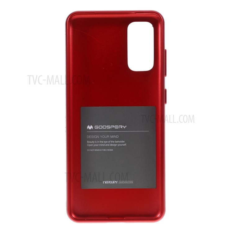 MERCURY GOOSPERY i JELLY TPU Soft Casing Shell for Samsung Galaxy S20 - Red-3