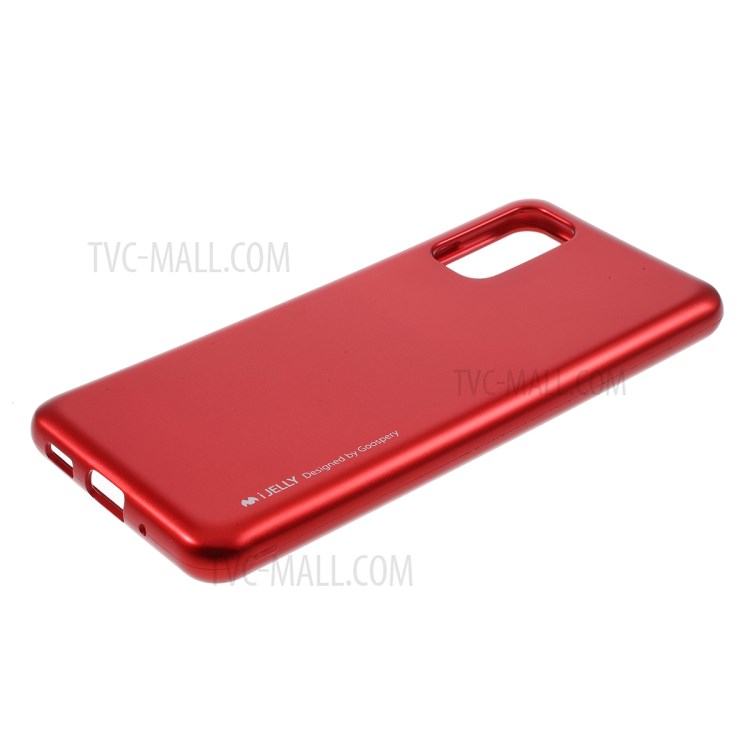MERCURY GOOSPERY i JELLY TPU Soft Casing Shell for Samsung Galaxy S20 - Red-4