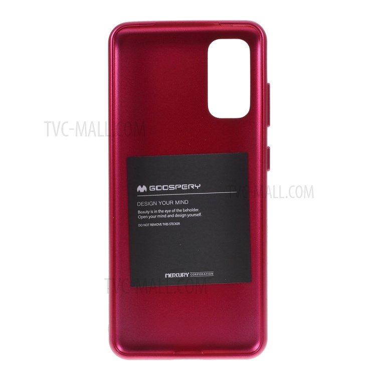 MERCURY GOOSPERY i JELLY TPU Soft Casing Shell for Samsung Galaxy S20 - Rose-3