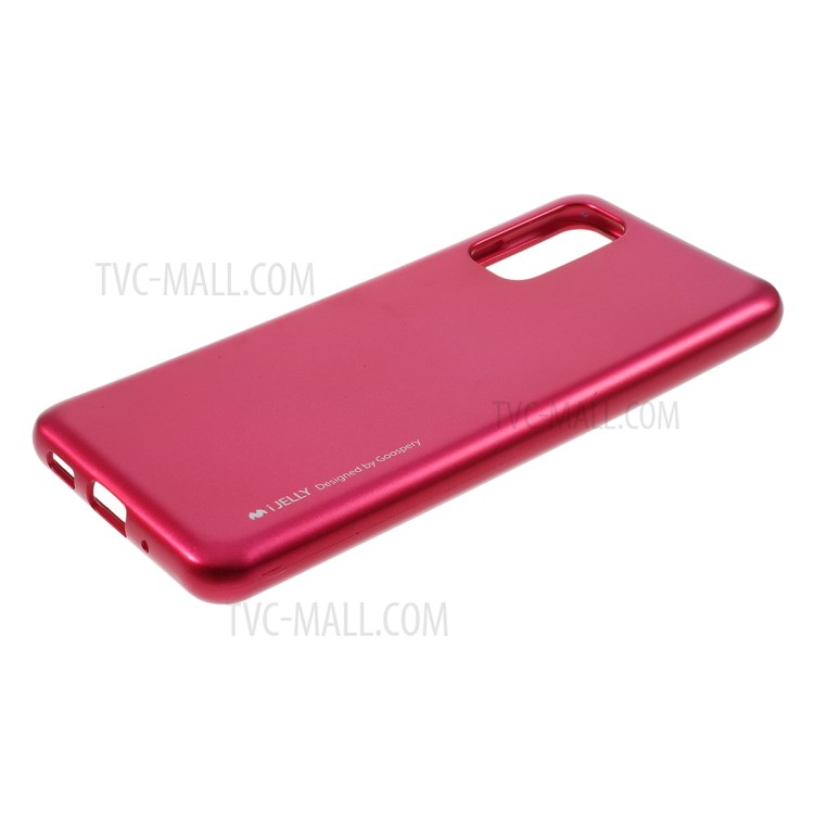 MERCURY GOOSPERY i JELLY TPU Soft Casing Shell for Samsung Galaxy S20 - Rose-4