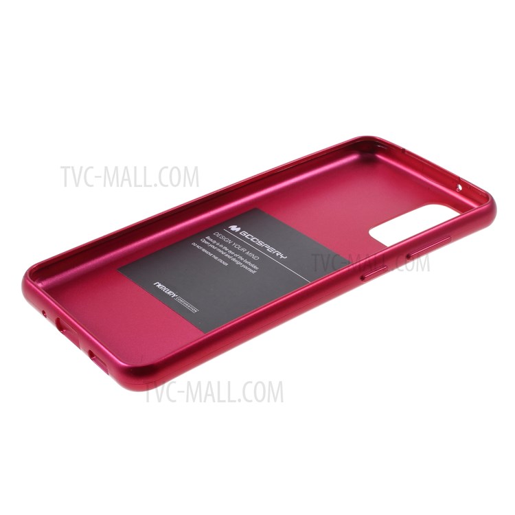 MERCURY GOOSPERY i JELLY TPU Soft Casing Shell for Samsung Galaxy S20 - Rose-5