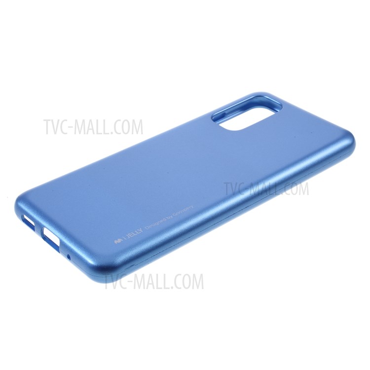 MERCURY GOOSPERY i JELLY TPU Soft Casing Shell for Samsung Galaxy S20 - Blue-4