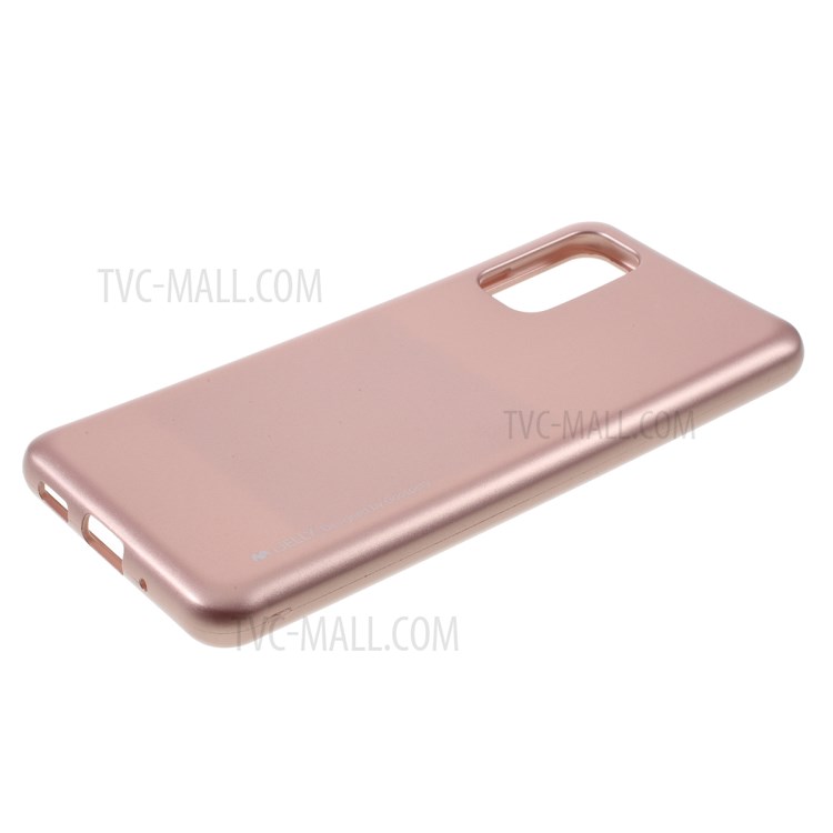 MERCURY GOOSPERY i JELLY TPU Soft Casing Shell for Samsung Galaxy S20 - Rose Gold-4