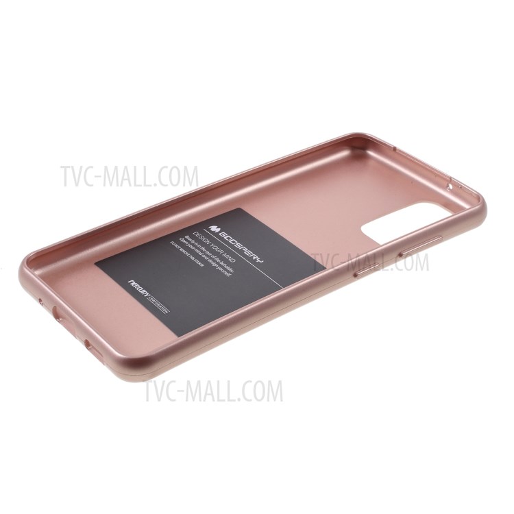 MERCURY GOOSPERY i JELLY TPU Soft Casing Shell for Samsung Galaxy S20 - Rose Gold-5
