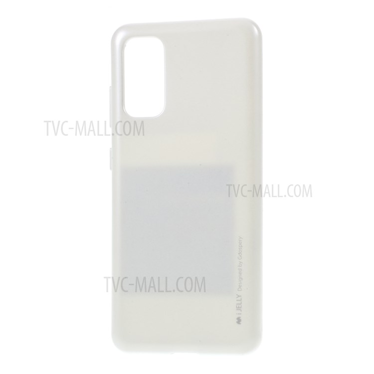 MERCURY GOOSPERY i JELLY TPU Soft Casing Shell for Samsung Galaxy S20 - White-2