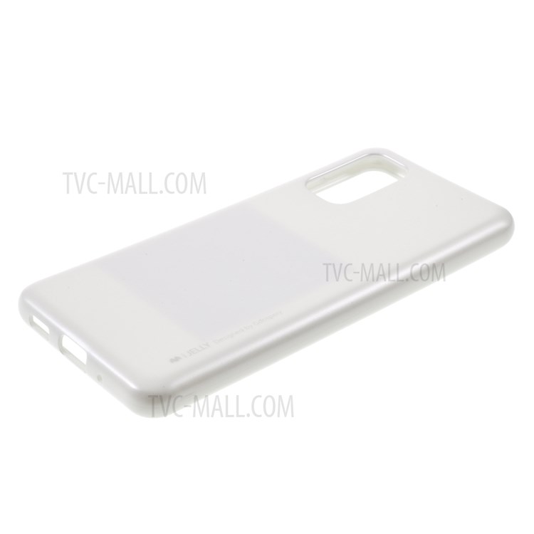 MERCURY GOOSPERY i JELLY TPU Soft Casing Shell for Samsung Galaxy S20 - White-4