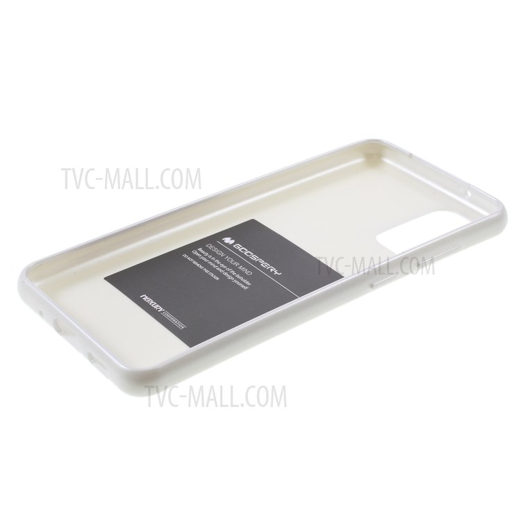 MERCURY GOOSPERY i JELLY TPU Soft Casing Shell for Samsung Galaxy S20 - White-5