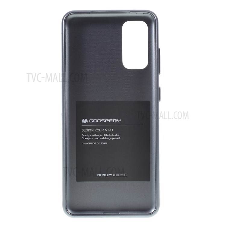 MERCURY GOOSPERY i JELLY TPU Soft Casing Shell for Samsung Galaxy S20 - Grey-3