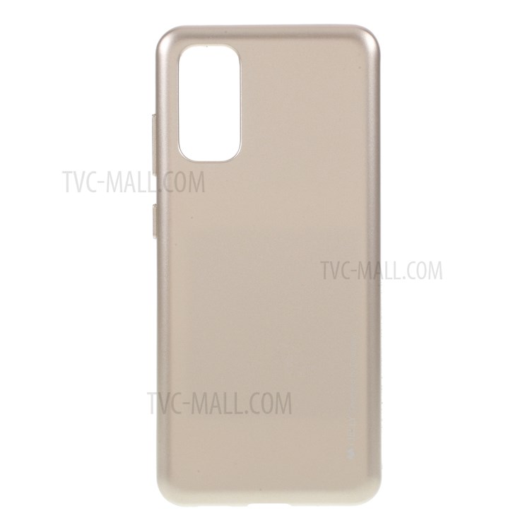 MERCURY GOOSPERY i JELLY TPU Soft Casing Shell for Samsung Galaxy S20 - Gold-1