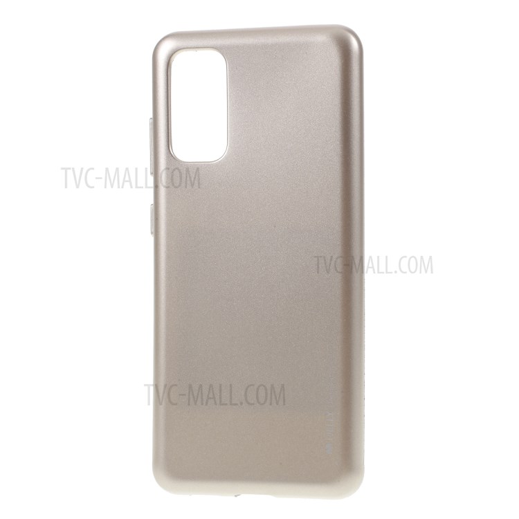 MERCURY GOOSPERY i JELLY TPU Soft Casing Shell for Samsung Galaxy S20 - Gold-2