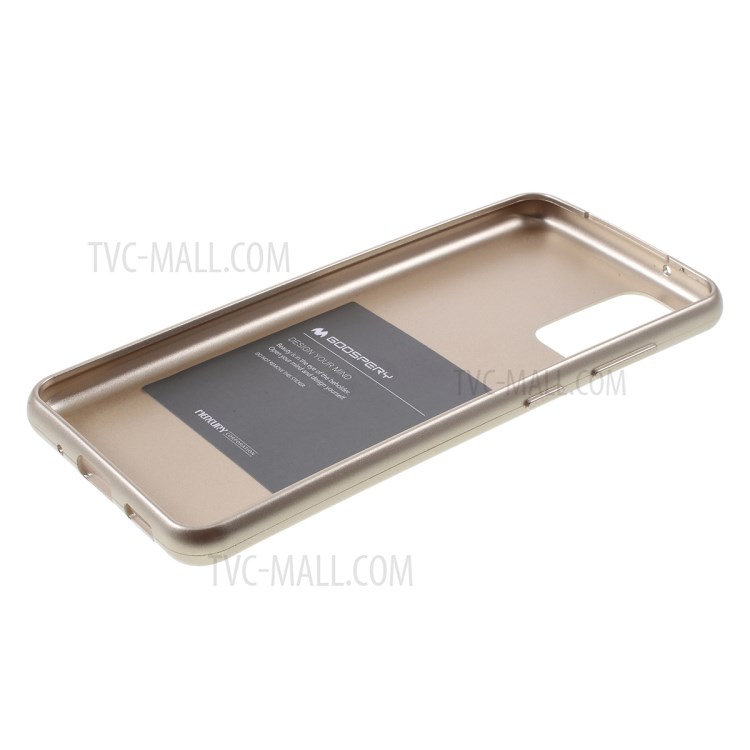 MERCURY GOOSPERY i JELLY TPU Soft Casing Shell for Samsung Galaxy S20 - Gold-5