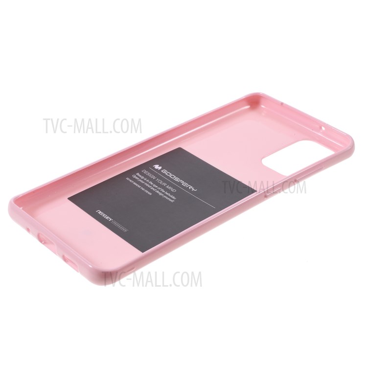 MERCURY GOOSPERY Flash Powder TPU Case Shell for Samsung Galaxy S20 Plus - Pink-4