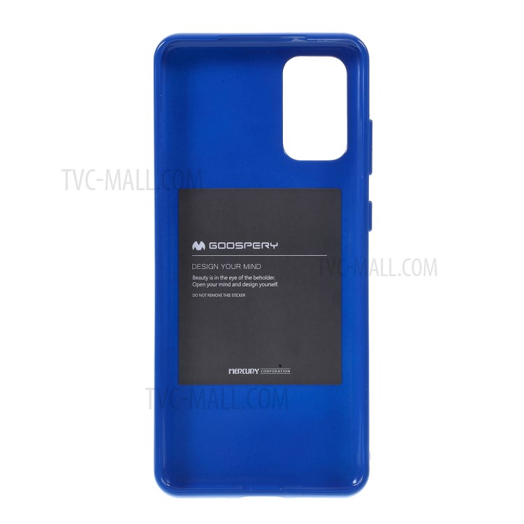 MERCURY GOOSPERY Flash Powder TPU Case Shell for Samsung Galaxy S20 Plus - Dark Blue-3