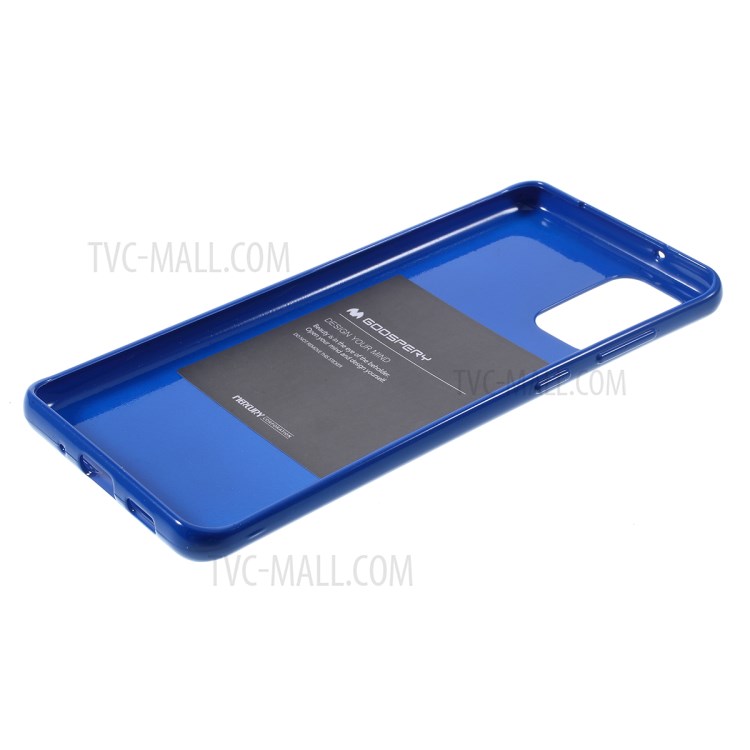 MERCURY GOOSPERY Flash Powder TPU Case Shell for Samsung Galaxy S20 Plus - Dark Blue-5