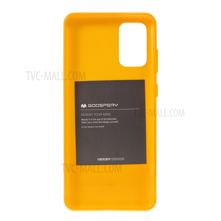MERCURY GOOSPERY Flash Powder TPU Case Shell for Samsung Galaxy S20 Plus/S20 Plus 5G - Yellow-3