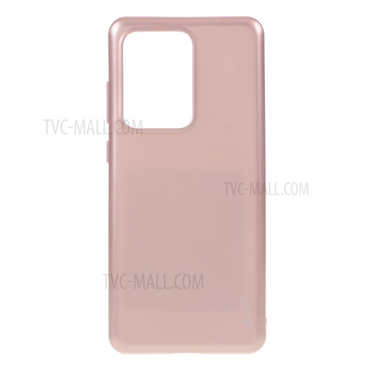 MERCURY GOOSPERY i JELLY TPU Soft Casing Shell for Samsung Galaxy S20 Ultra - Rose Gold-1