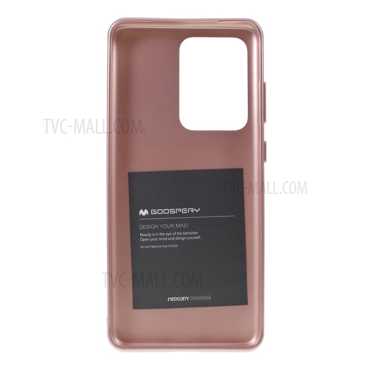 MERCURY GOOSPERY i JELLY TPU Soft Casing Shell for Samsung Galaxy S20 Ultra - Rose Gold-3