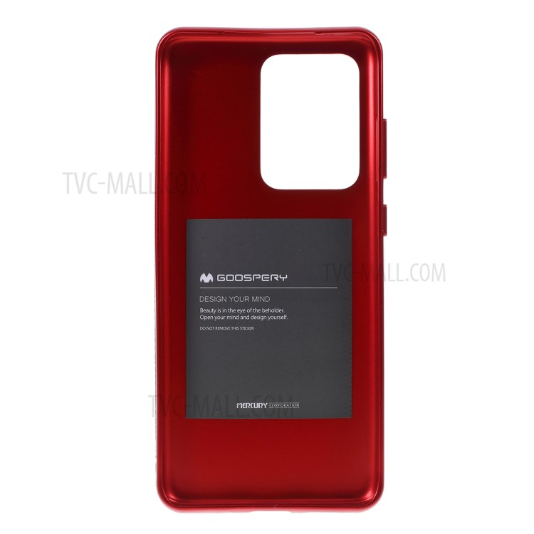 MERCURY GOOSPERY i JELLY TPU Soft Casing Shell for Samsung Galaxy S20 Ultra - Red-3
