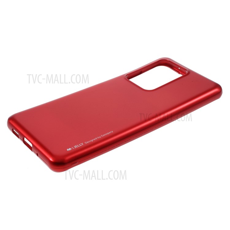 MERCURY GOOSPERY i JELLY TPU Soft Casing Shell for Samsung Galaxy S20 Ultra - Red-4