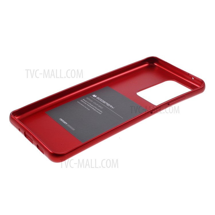 MERCURY GOOSPERY i JELLY TPU Soft Casing Shell for Samsung Galaxy S20 Ultra - Red-5