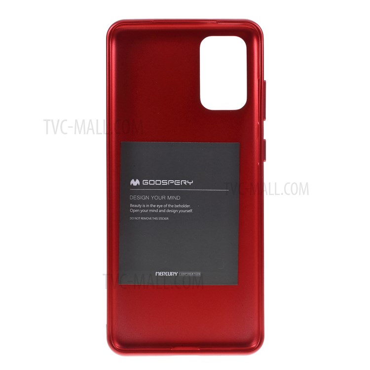 MERCURY GOOSPERY i JELLY TPU Soft Casing Shell for Samsung Galaxy S20 Plus - Red-3