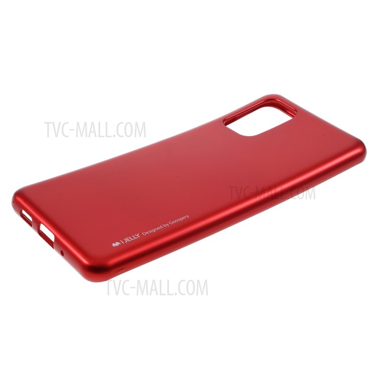 MERCURY GOOSPERY i JELLY TPU Soft Casing Shell for Samsung Galaxy S20 Plus - Red-4