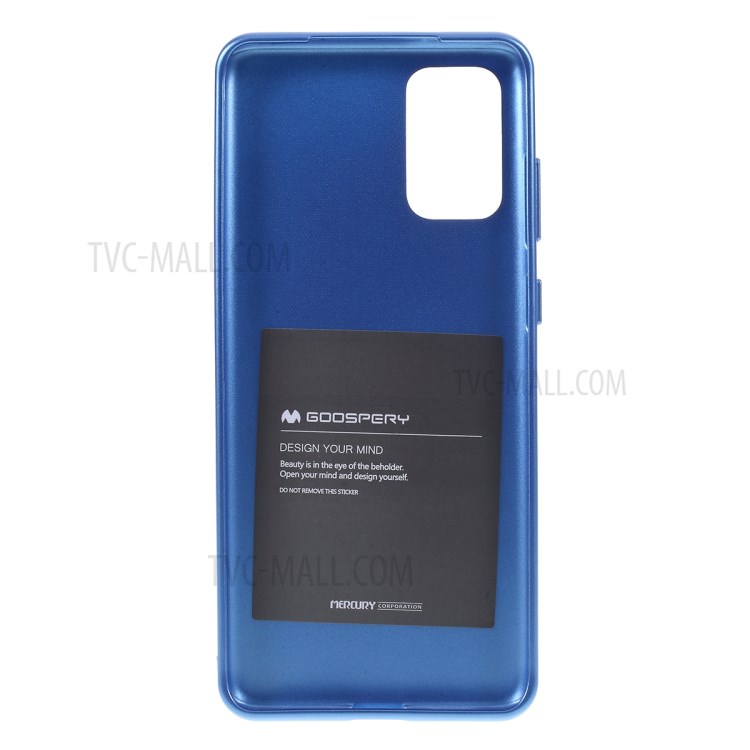 MERCURY GOOSPERY i JELLY TPU Soft Casing Shell for Samsung Galaxy S20 Plus - Blue-3