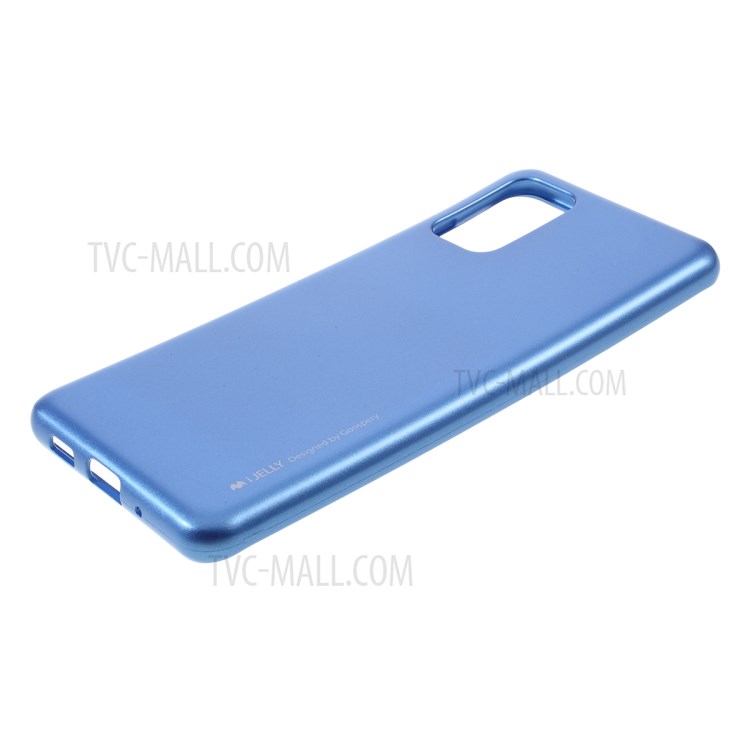 MERCURY GOOSPERY i JELLY TPU Soft Casing Shell for Samsung Galaxy S20 Plus - Blue-4