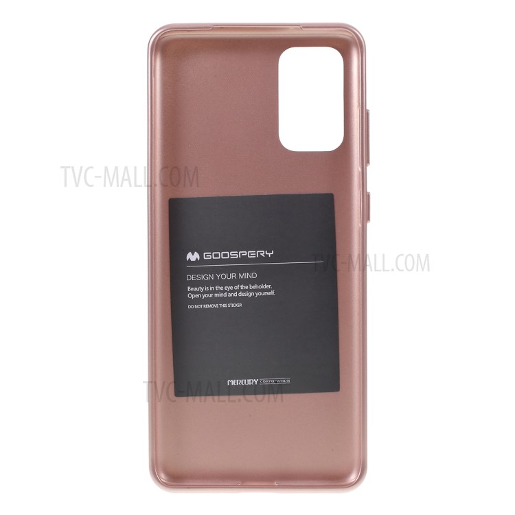MERCURY GOOSPERY i JELLY TPU Soft Casing Shell for Samsung Galaxy S20 Plus - Rose Gold-3