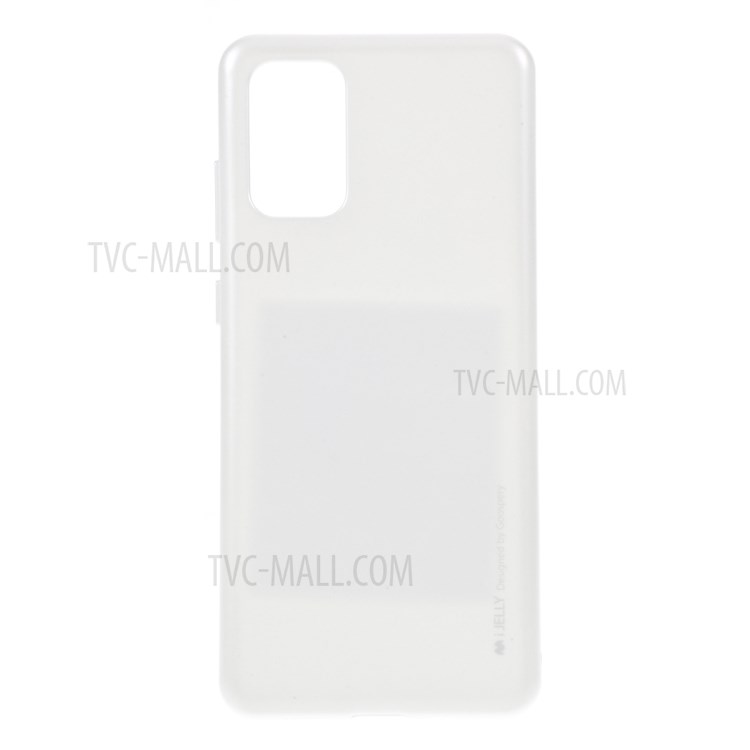 MERCURY GOOSPERY i JELLY TPU Soft Casing Shell for Samsung Galaxy S20 Plus - Silver-1