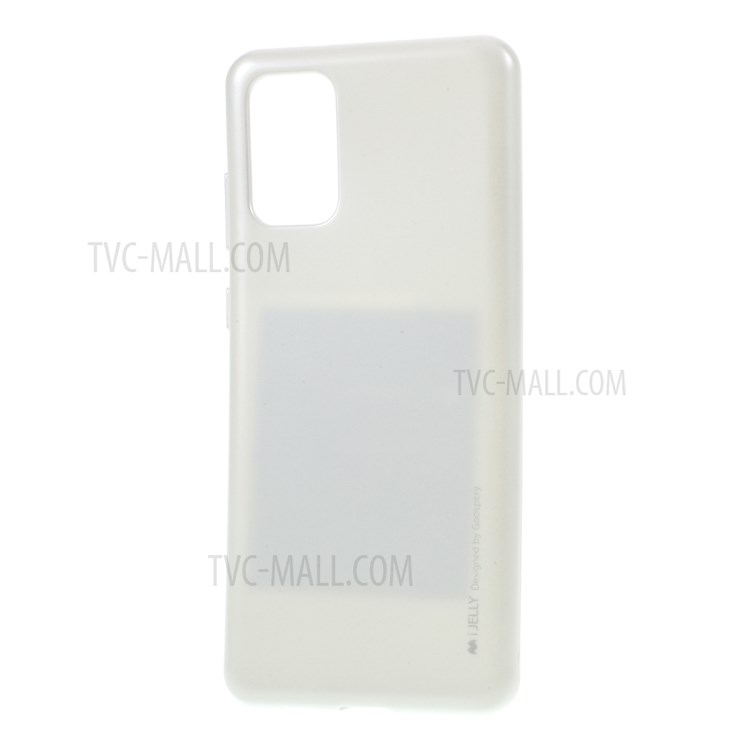 MERCURY GOOSPERY i JELLY TPU Soft Casing Shell for Samsung Galaxy S20 Plus - Silver-2
