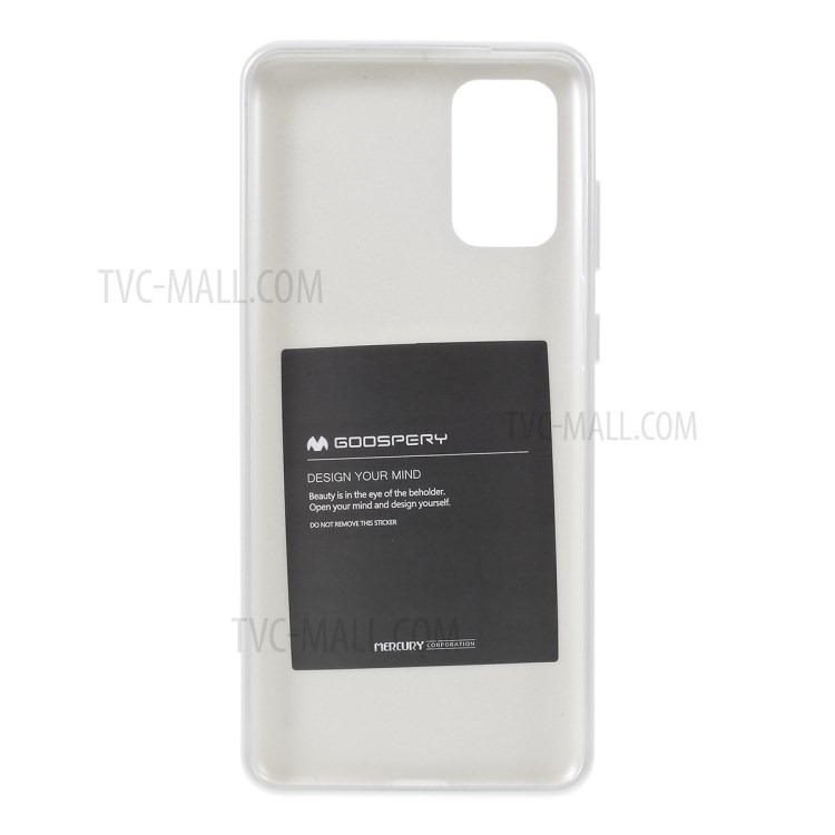 MERCURY GOOSPERY i JELLY TPU Soft Casing Shell for Samsung Galaxy S20 Plus - Silver-3