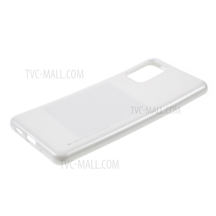 MERCURY GOOSPERY i JELLY TPU Soft Casing Shell for Samsung Galaxy S20 Plus - Silver-4