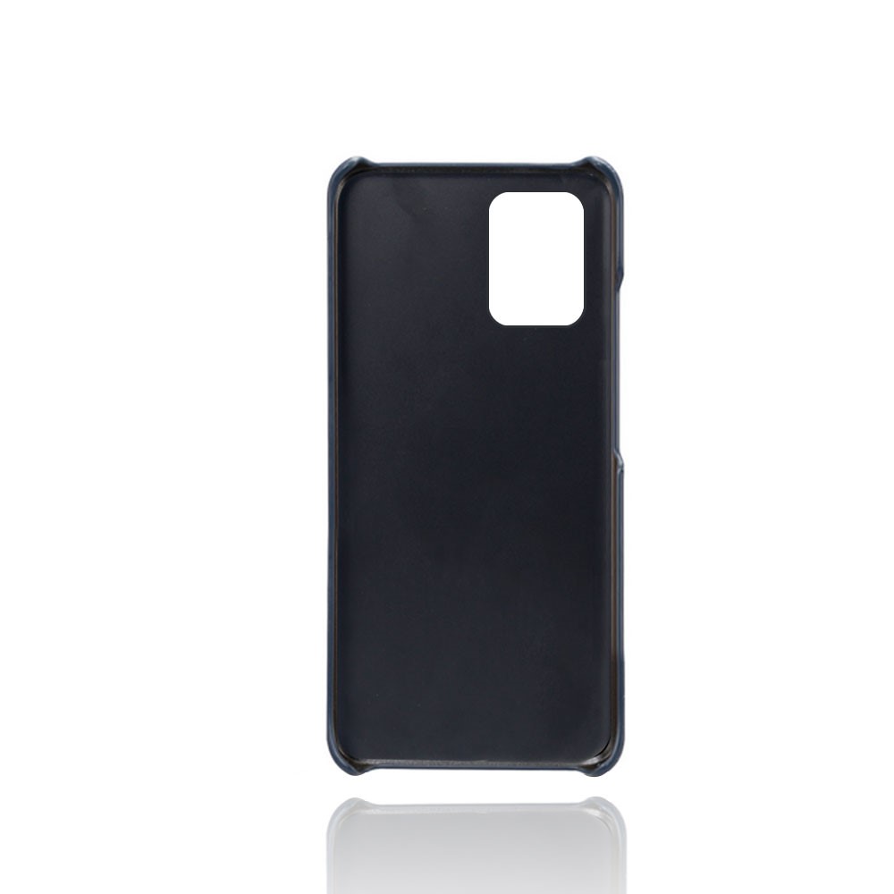 KSQ with Double Card Slots PU Leather Coated Hard PC Shell for Samsung Galaxy A91/S10 Lite - Blue-2