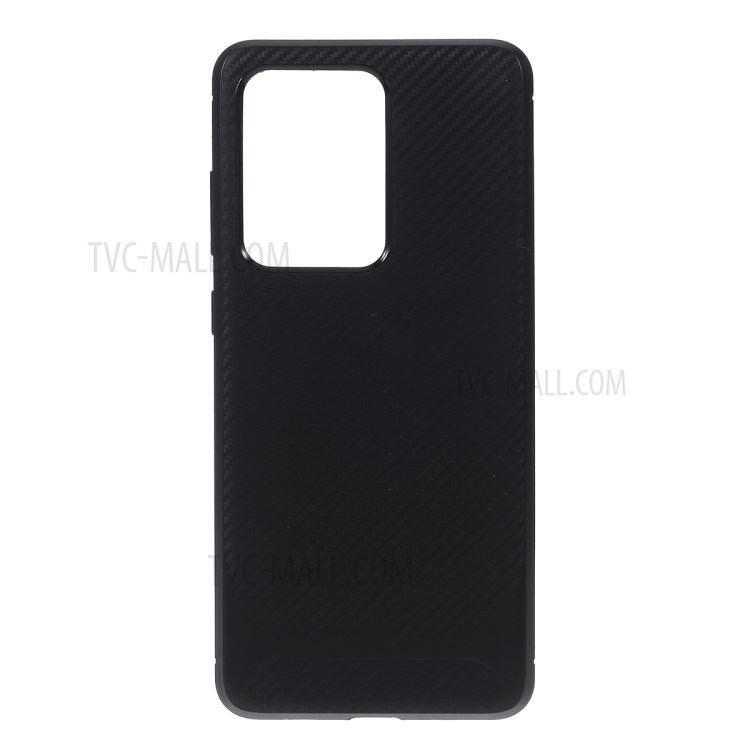 Anti-slip TPU Soft Mobile Phone Case for Samsung Galaxy S20 Ultra - Black-1