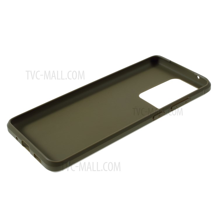 Anti-slip TPU Soft Mobile Phone Case for Samsung Galaxy S20 Ultra - Green-5